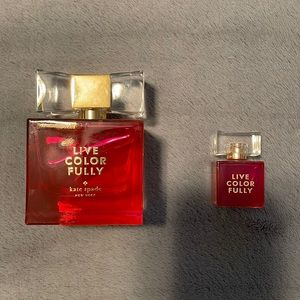 Kate spade Live Color Fully eau de parfum and body lotion.